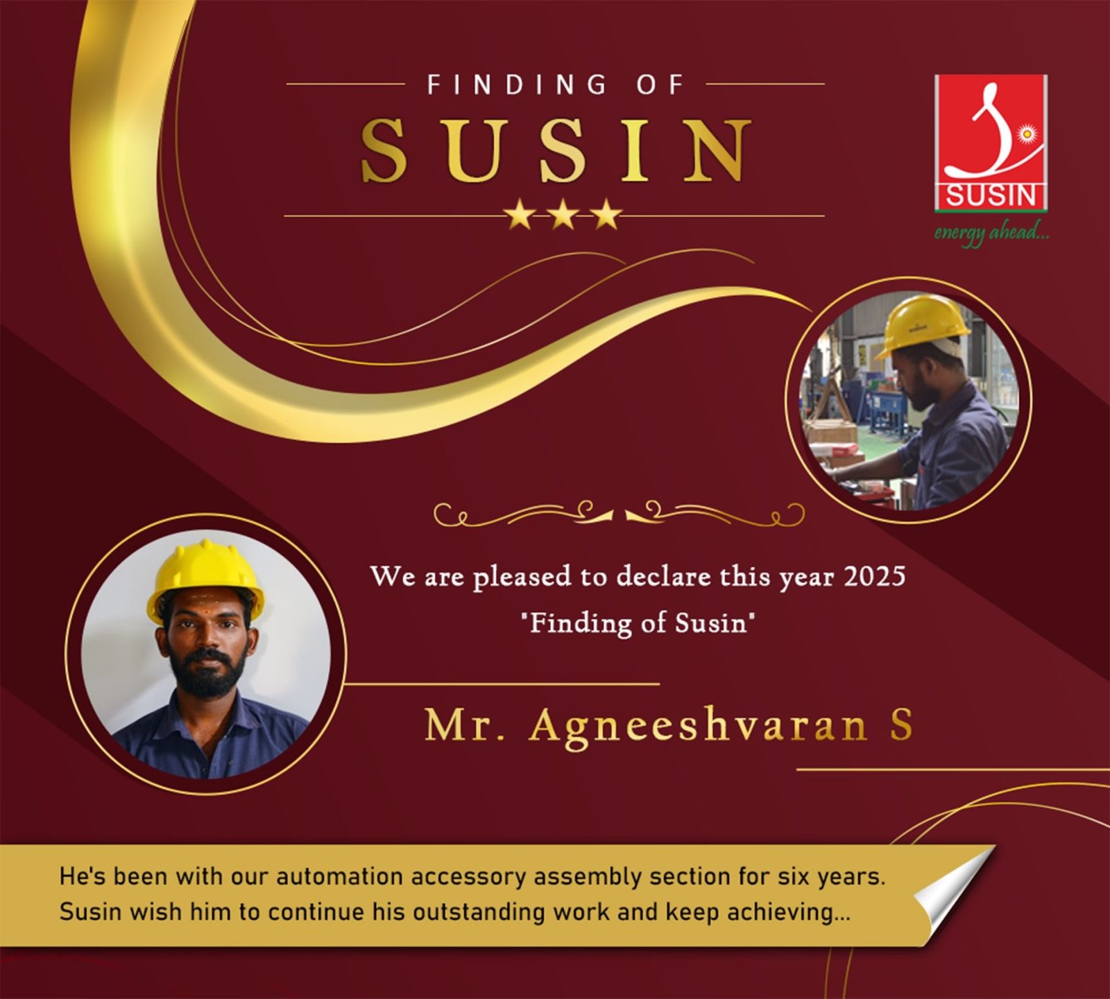 FINDING OF SUSIN-2025